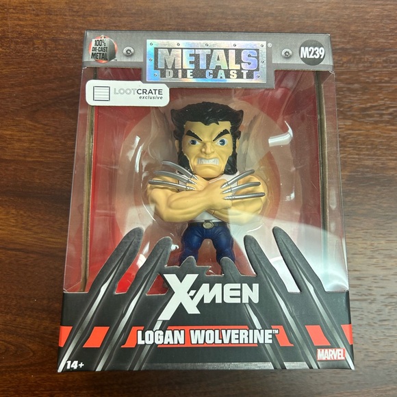 Marvel Other - X-Men Logan Wolverine Metal Die Cast Marvel Loot Crate Exclusive